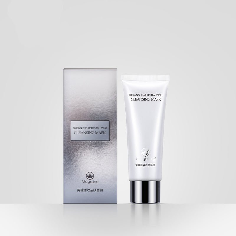 Mageline Brown Sugar Exfoliating Face Mask - Deep Cleansing & Revitalizing for Glowing Skin | Perfect for Spa Day & Nighttime Skincare Routine