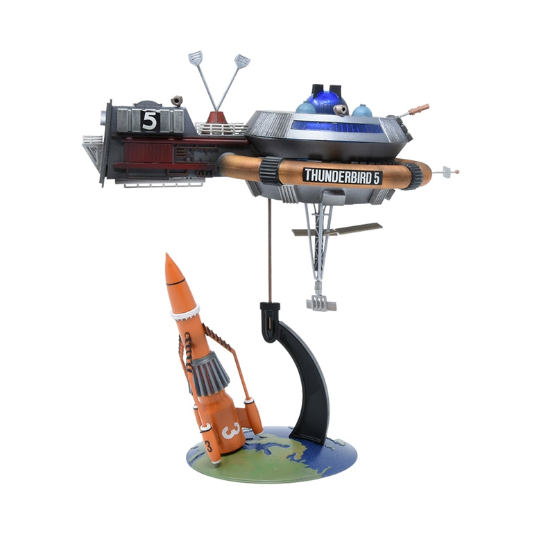AIP 10005 Thunderbird 5 & Thunderbird 3 Diecast Model Toy - Collectible Spacecraft Replica for Display & Gifts | Perfect for Sci-Fi Fans & Model Enthusiasts