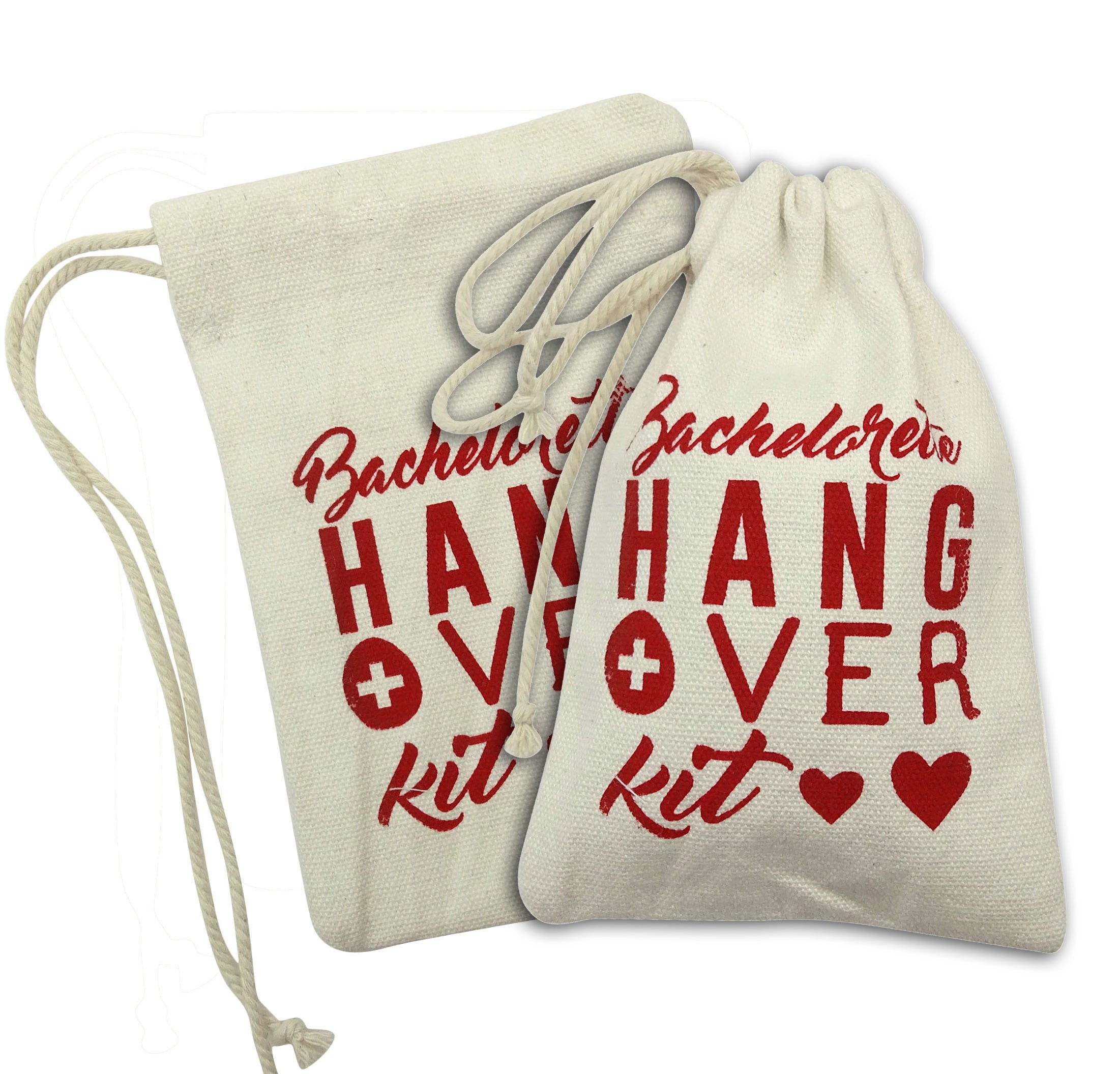 Hangover Relief Kit for Bachelorette Party - 10 Pack First Aid Gift Bags (4x6 Inch) - Perfect for Wedding, Girls Night Out & Hangover Recovery