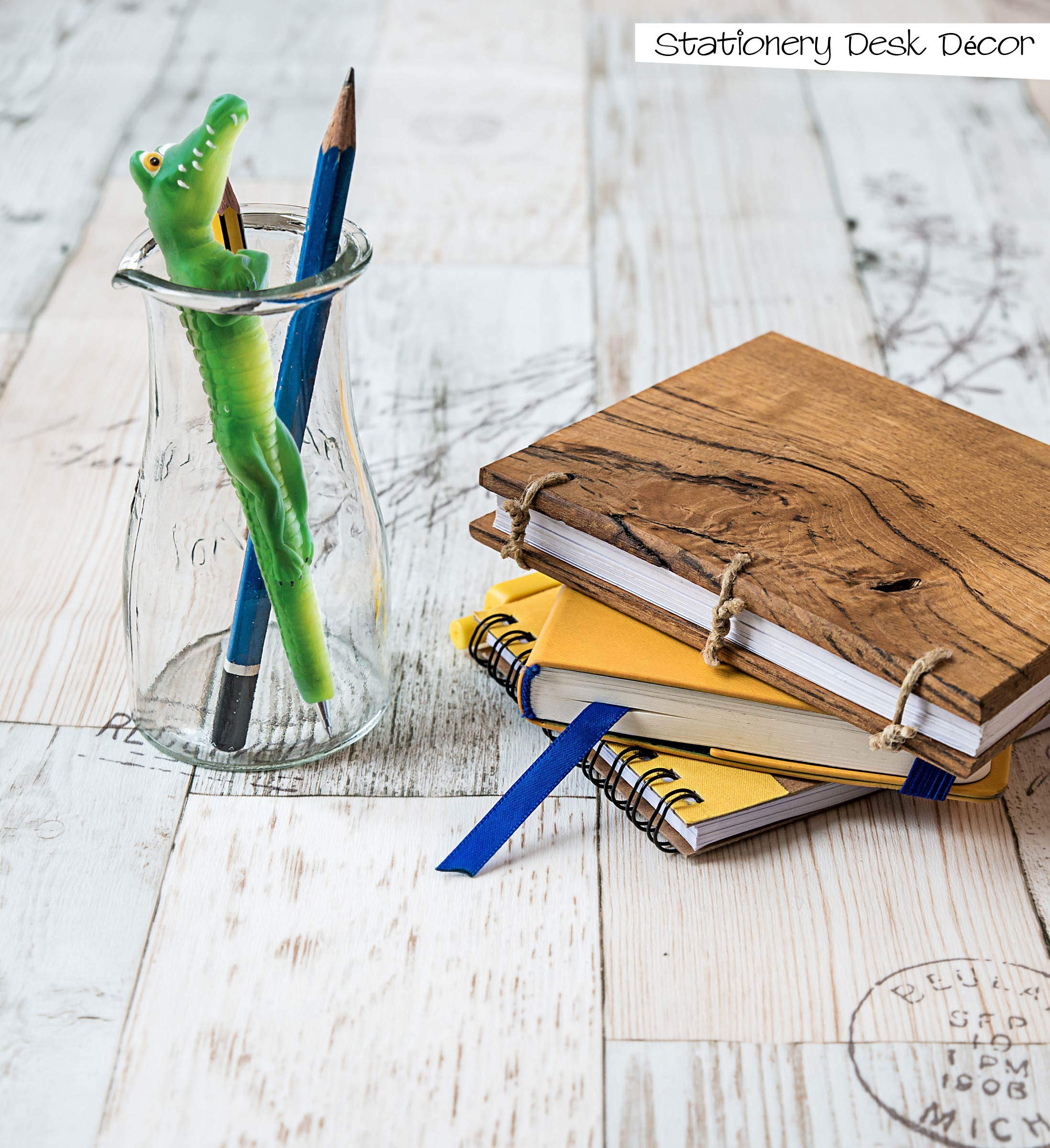 Puzzled Alligator Man Planet Pens - Unique Resin Writing Pen for Collectors & Gift Giving | Perfect for Office Use, Journaling & Creative Writing