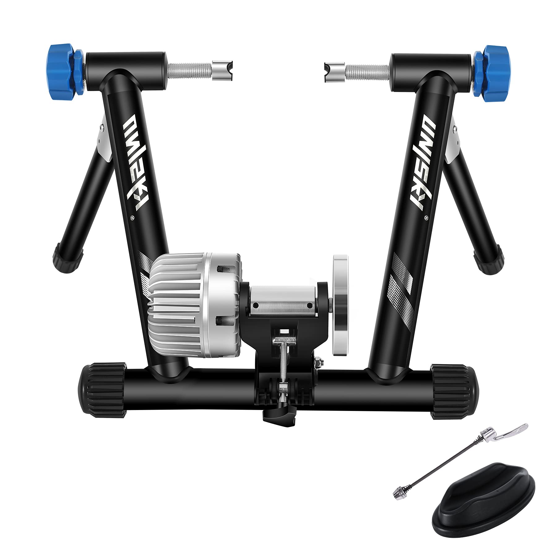 Unisky Indoor Bike Trainer Stand - Magnetic Resistance, Noise Reduction, Fits 26-28 Inch & 700C Wheels - Perfect for Home Workouts, Cycling Training & Winter Riding