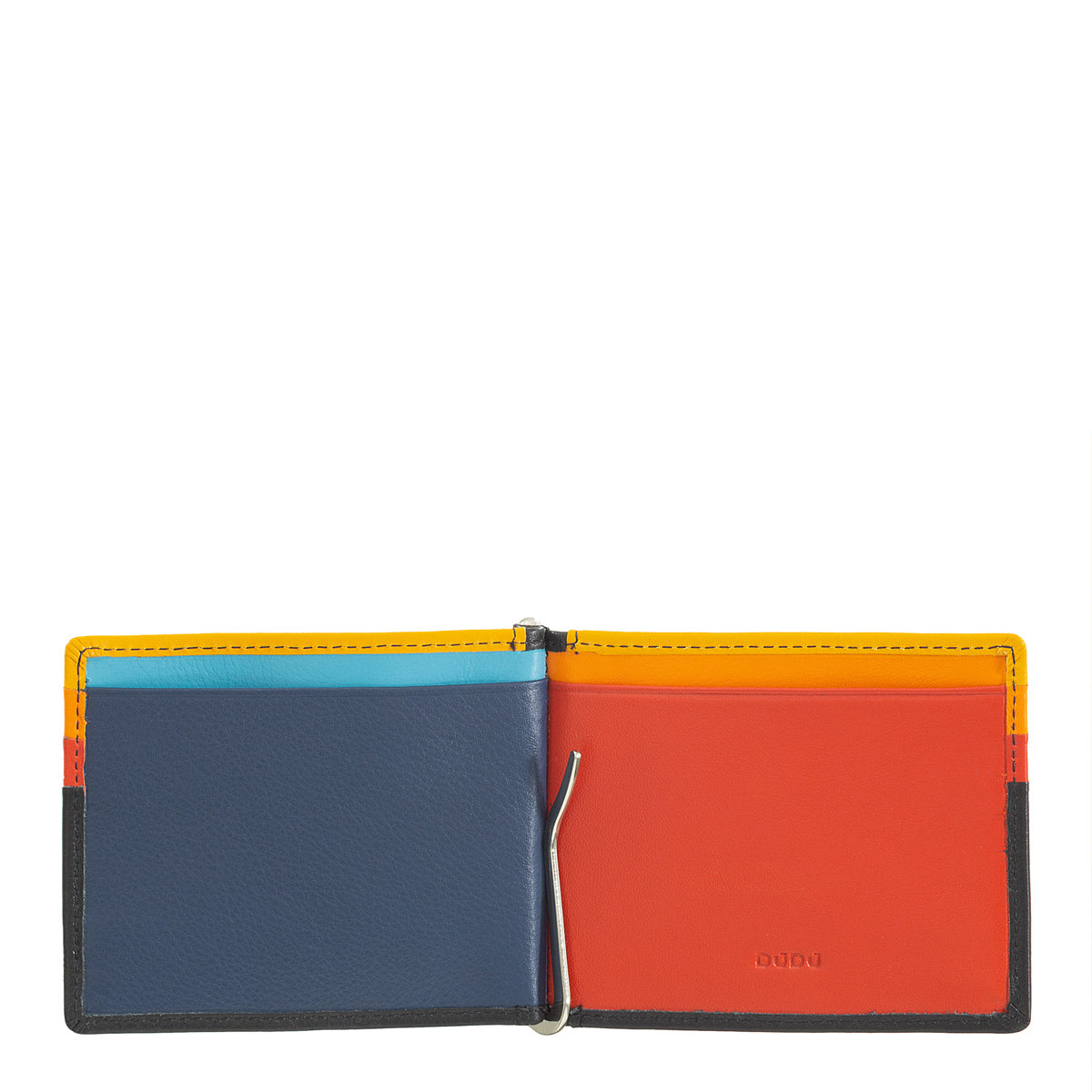 Dudubags Colorful Antigua Nero Wallet - Stylish and Durable Leather Wallet for Men and Women | Perfect for Everyday Use, Travel, and Business