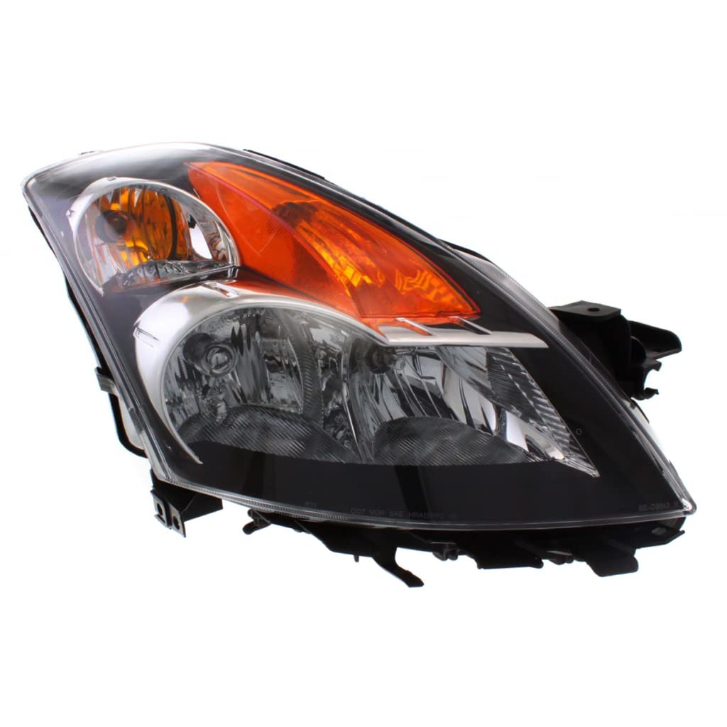 Nissan Altima Headlight Assembly 2008-2009 Passenger Side - CAPA Certified Gray Bezel NI2503187 for Sedan | CarLights360 | Perfect for Night Driving & Foggy Conditions
