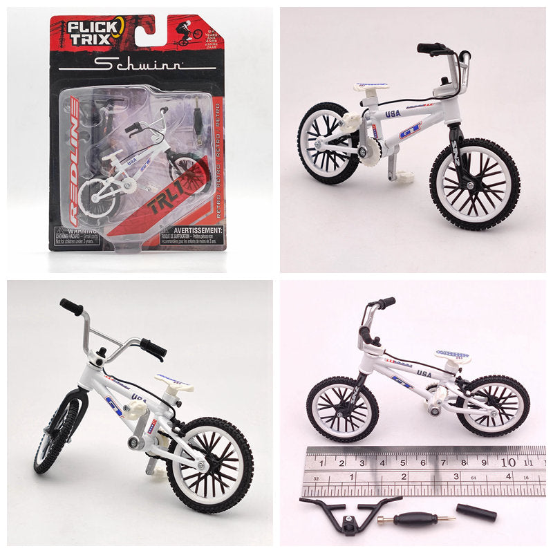 Premium Finger Bike FLICK TRIX Mini BMX Diecast Model Toy - Collectible Miniature Bicycle for Kids & Adults - Perfect for Office Desk Decor, Stress Relief, and Gift Giving
