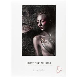 Hahnemuhle Photo Rag Metallic Paper - 13 x 19 Inches, 25 Sheets - Premium Metallic Photo Paper for Fine Art Printing, Photography & Creative Projects