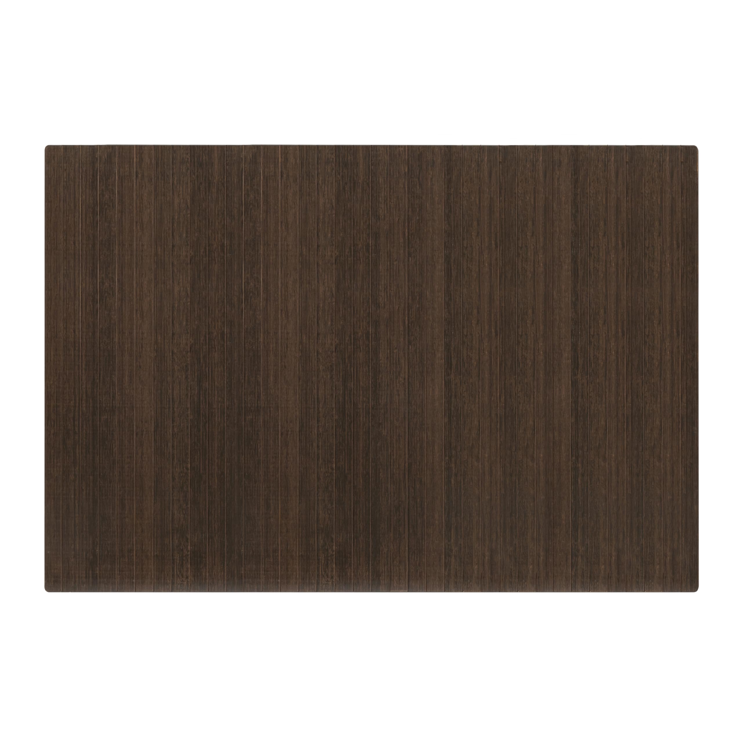 Premium Bamboo Chair Mat - 5mm Thick, Anti-Slip & Heavy Duty for Hardwood Floors - Office & Home Floor Protector - Ideal for Workspaces, Gaming Setups & Home Offices