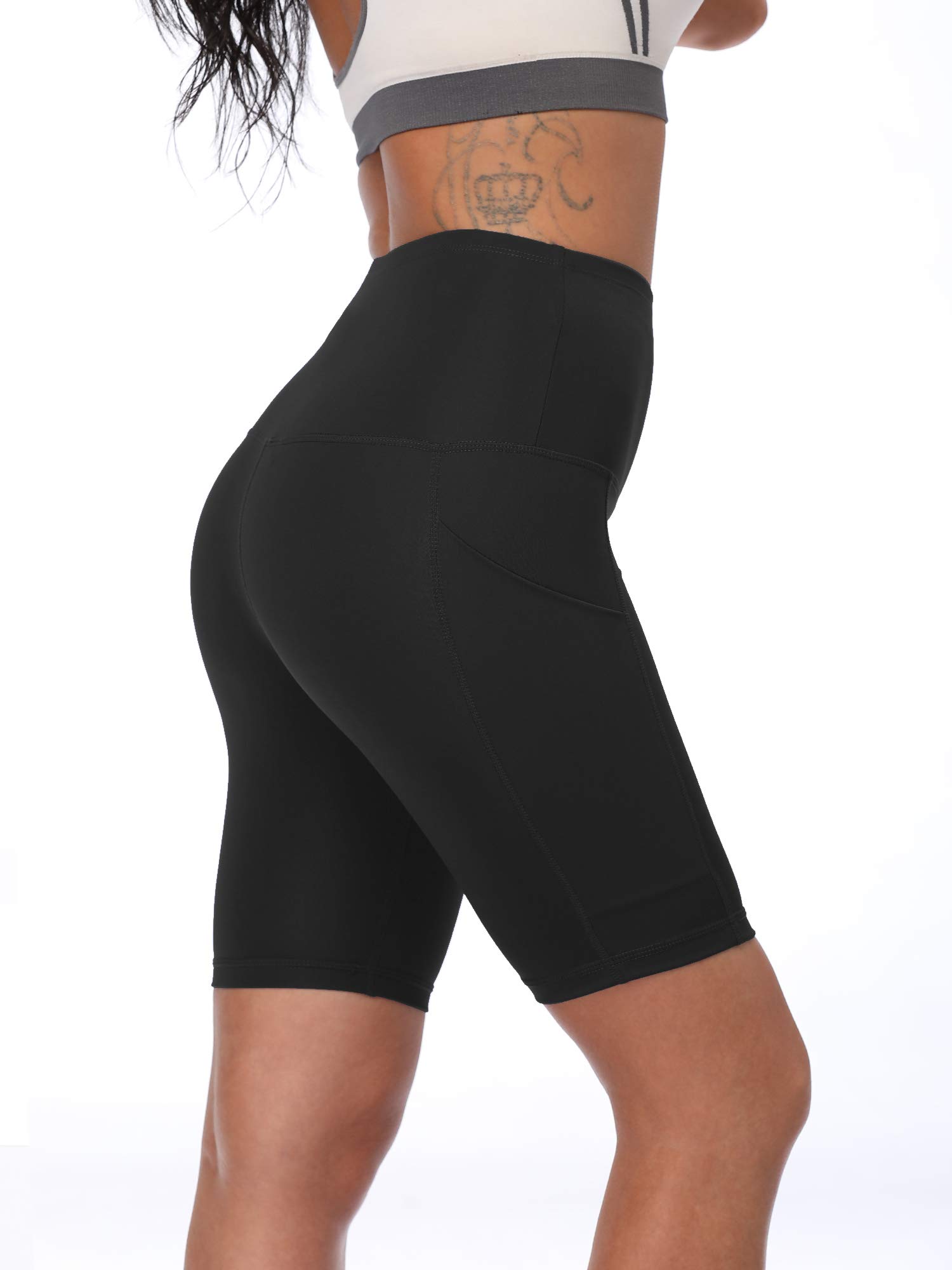 NELEUS Women's High Waist Tummy Control Workout Shorts - Athletic Biker Shorts for Running, Gym, Yoga & Lounge | Moisture-Wicking & Comfortable for Active Women
