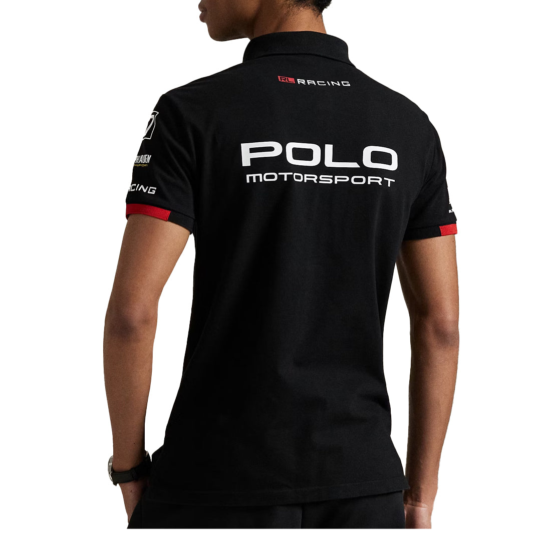 Custom Slim Fit Stretch Mesh Polo Shirt for Men - Breathable & Comfortable Golf & Casual Wear - Perfect for Office, Outdoors & Sports