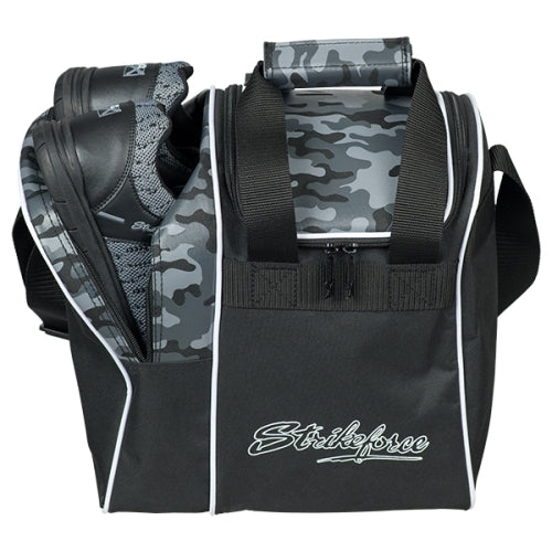 KR Strikeforce Rook Gray Camo Single Bowling Ball Tote Bag - Durable & Lightweight Bowling Accessory for Men & Women - Perfect for League Play, Practice & Tournaments