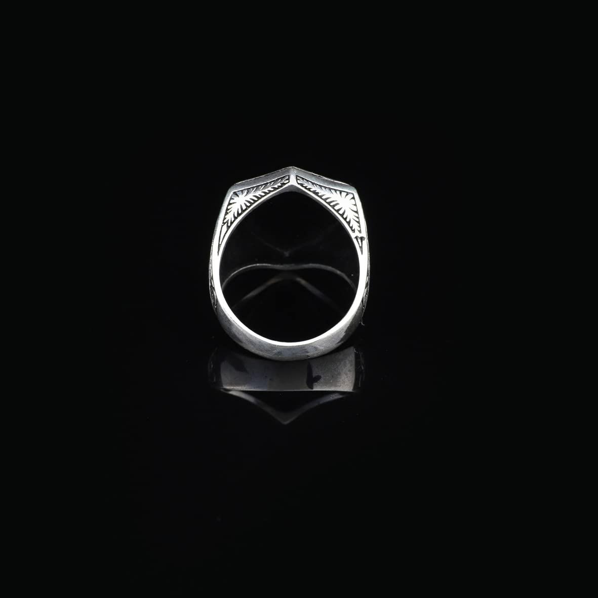 925K Sterling Silver Knight Ring for Men - Solid Silver Signet Ring with Custom Engraving, Anniversary & Memorial Gift - Perfect for Weddings, Promotions & Special Occasions