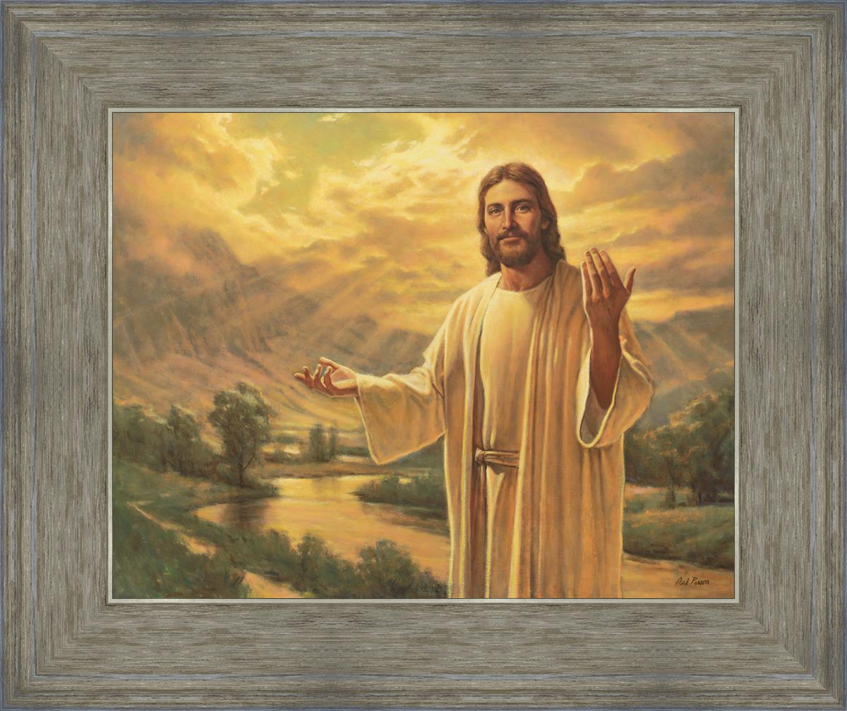 Come Follow Me By Del Parson - Inspirational Christian Wall Art for Home & Church Decor - Perfect for Living Rooms, Bedrooms & Sunday School Classrooms