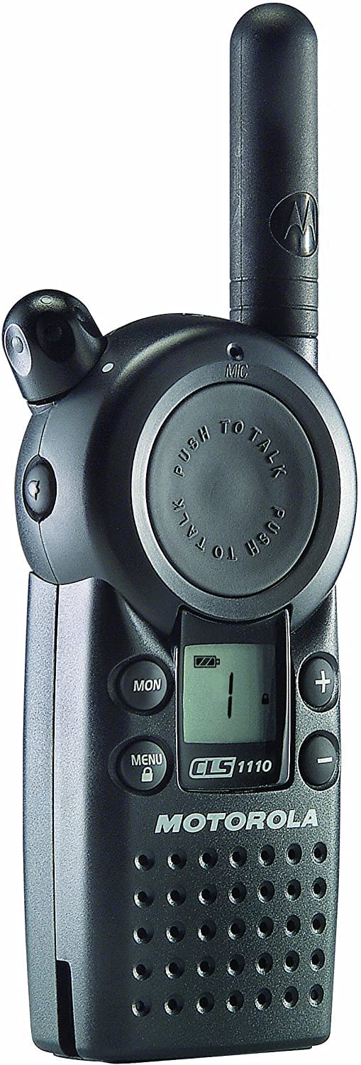 Motorola CLS1110 UHF Two-Way Business Radio - 5 Mile Range, 1-Channel (Renewed) - Ideal for Retail, Warehouses & Construction Sites