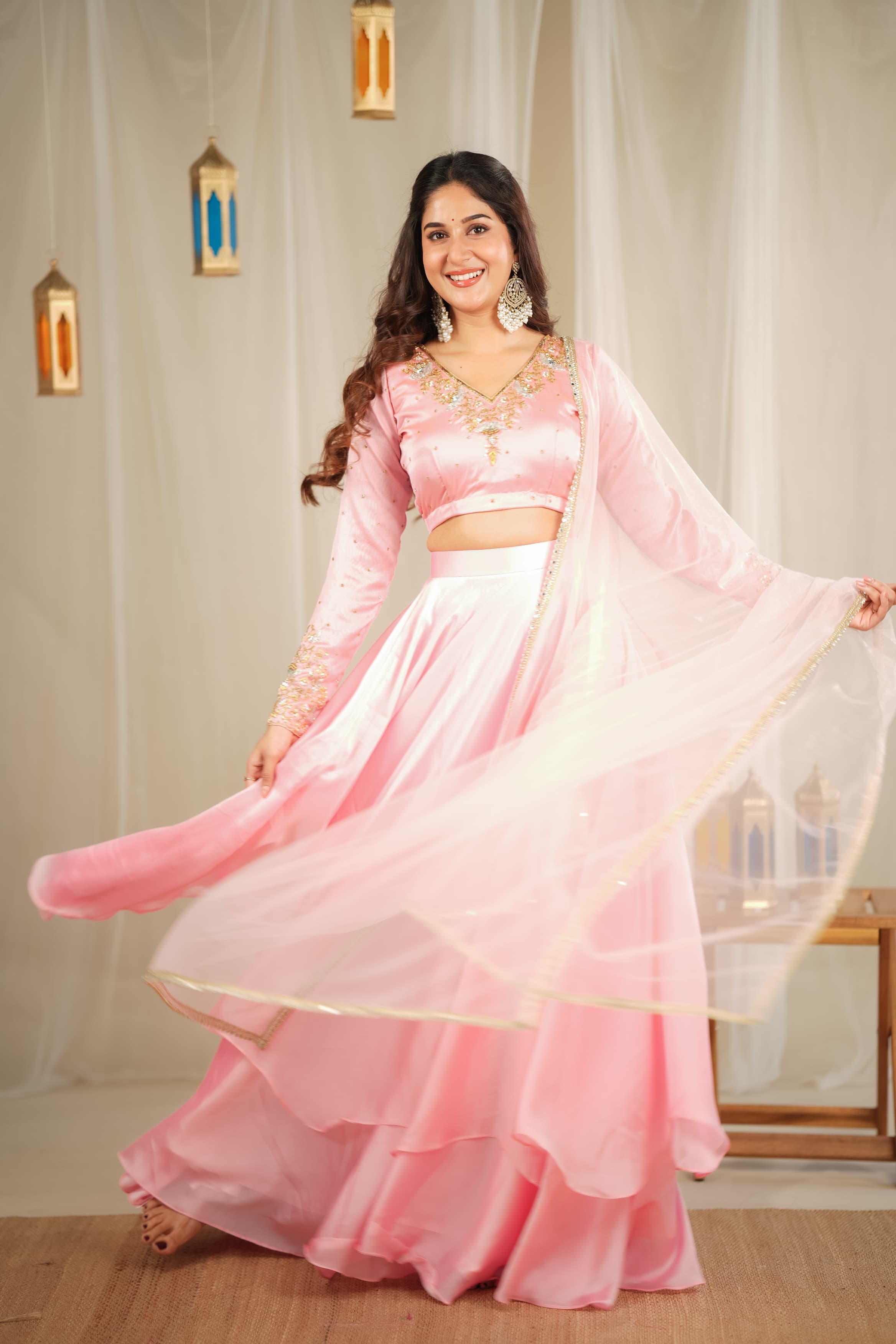 Aaradhya Premium Designer Lehenga Choli for Women | Indian Traditional Bridal Wedding Dress | Perfect for Festivals, Parties & Special Occasions