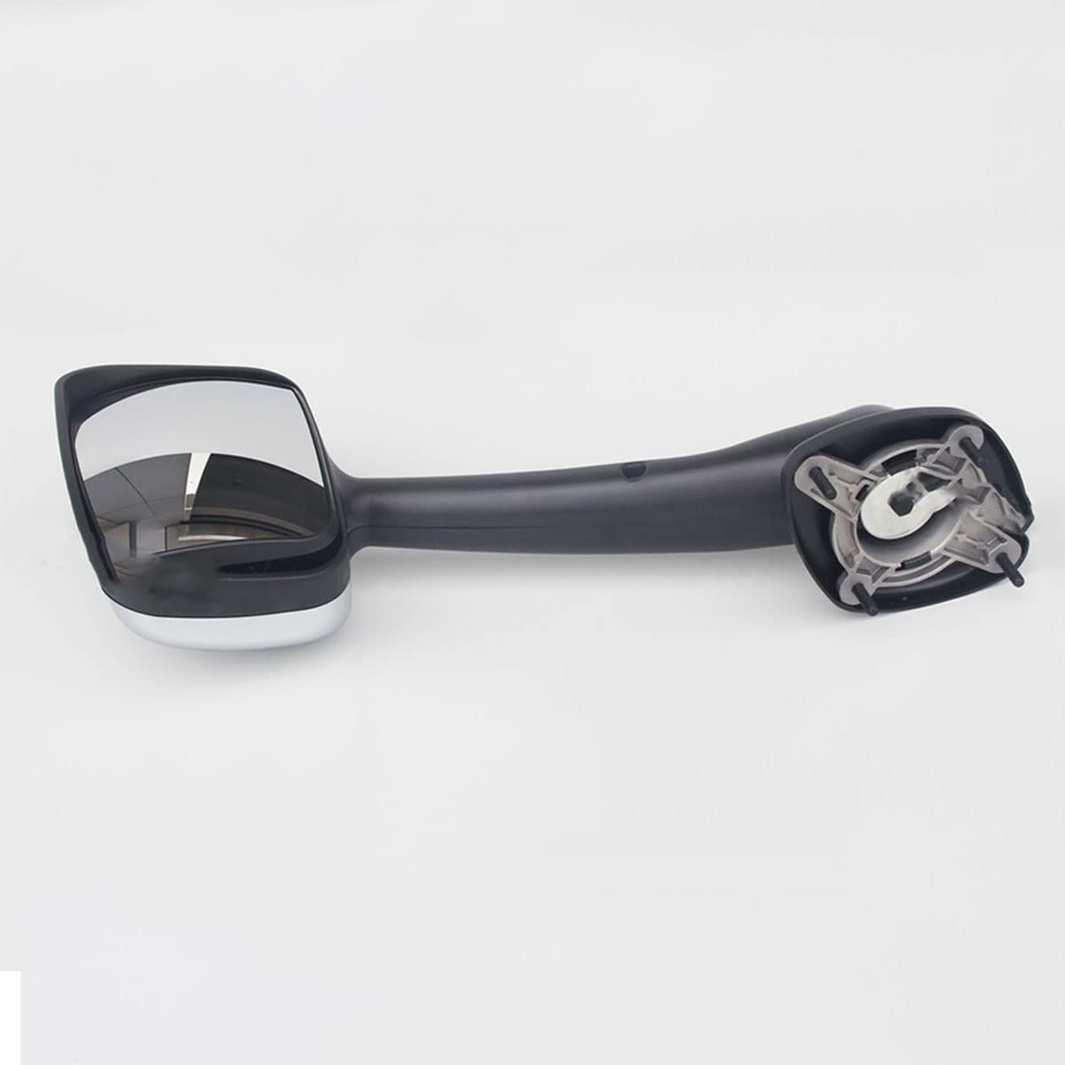2008-2016 Freightliner Cascadia Chrome Hood Mirror - Manual Truck Towing Mirror Replacement with Chrome Housing | Durable Exterior Side Mirror for Long-Haul Trucking & Towing