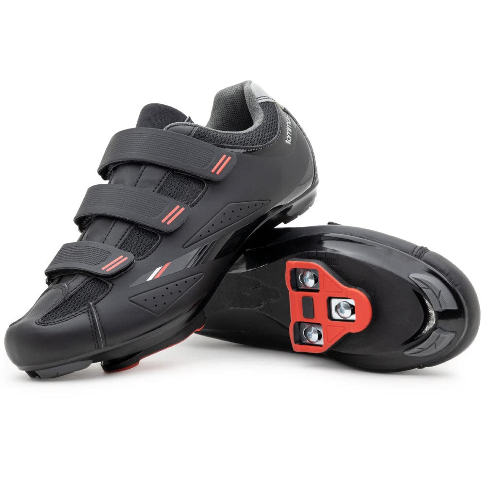 Tommaso Strada Peloton Cycling Shoes for Men - SPD Indoor Bike Shoes with Delta Clips - Road Bike & Spin Class Shoes for Peloton Workouts - Perfect for Indoor Cycling, Gym Training & Road Biking