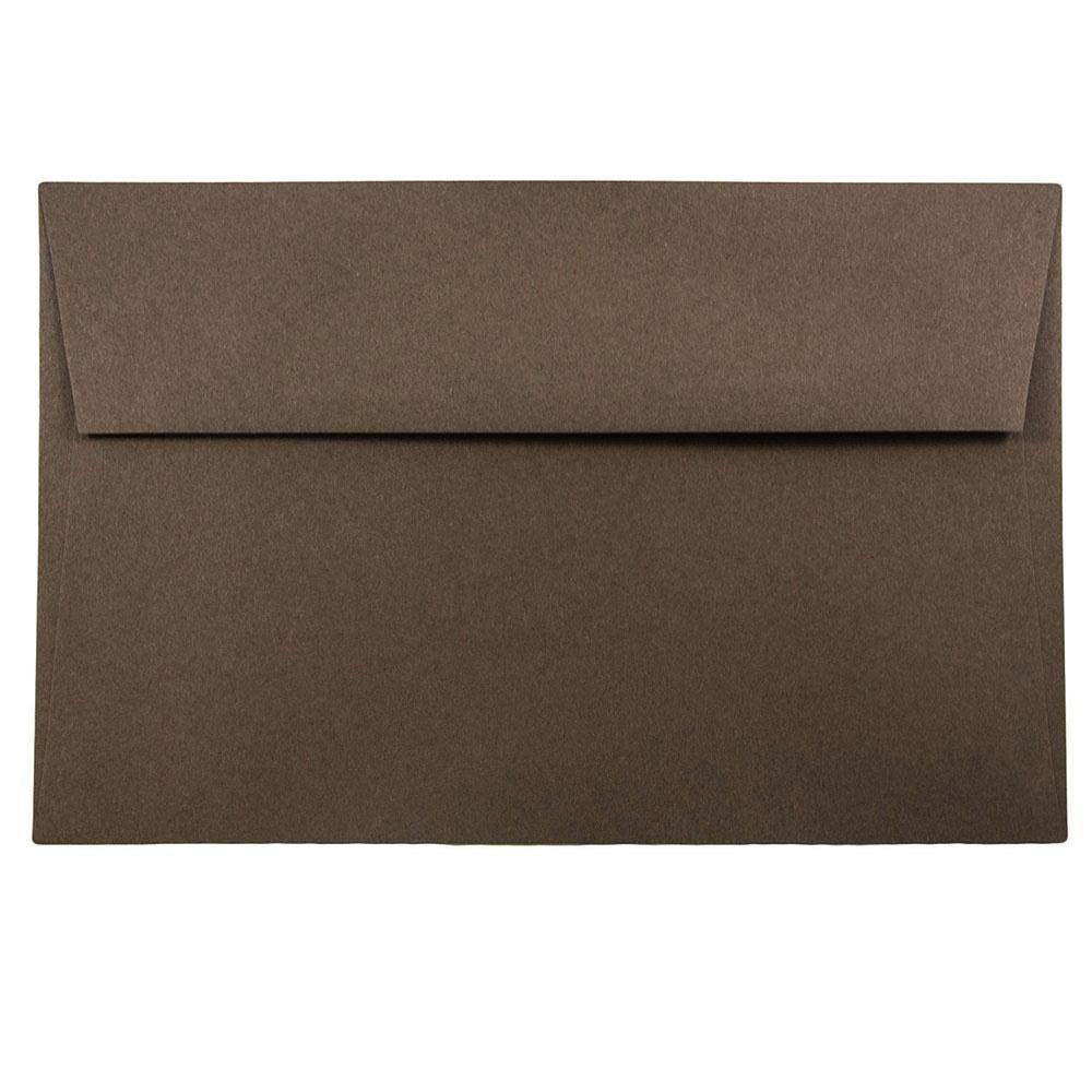 Premium A9 Invitation Envelopes 5.75x8.75 - Chocolate Brown Recycled - 1000pcs for Weddings & Events