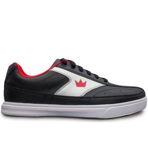 Brunswick Men's Renegade Black & Red Bowling Shoes - Lightweight Comfort for League Play & Tournament Performance