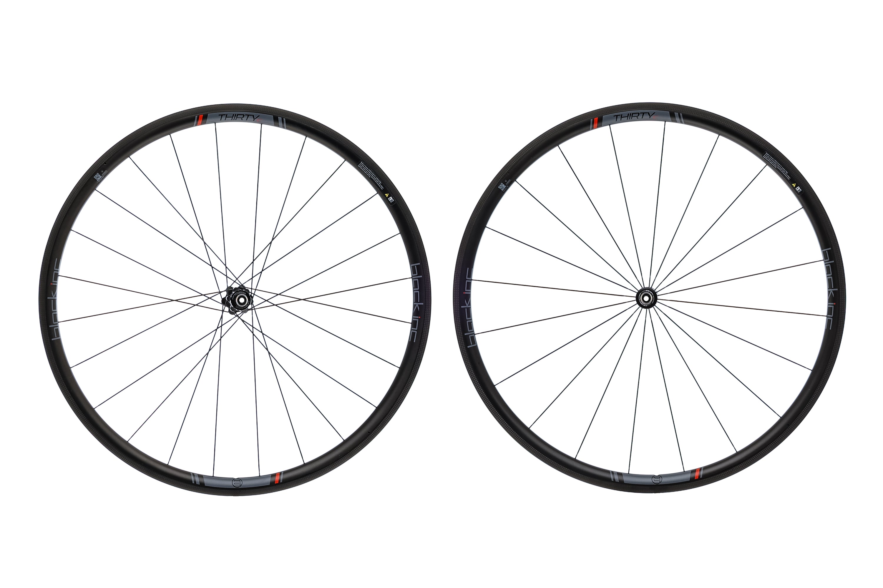Black Inc Thirty Carbon Clincher 700c Wheelset - Lightweight Road Bike Wheels for Racing & Performance Cycling | Perfect for Triathlons & Competitive Road Riding
