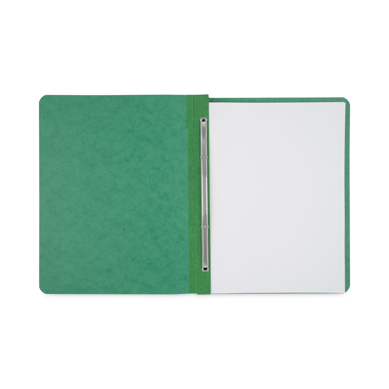 ACCO Pressboard Report Cover with Tyvek Reinforced Hinge - 2-Piece Prong Fastener, Holds 3 Documents, 8.5 x 11 Inch, Dark Green | Durable Office File Folder for Reports, Presentations & School Projects