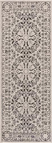 Charcoal, Medium Gray, Off White / Megargel