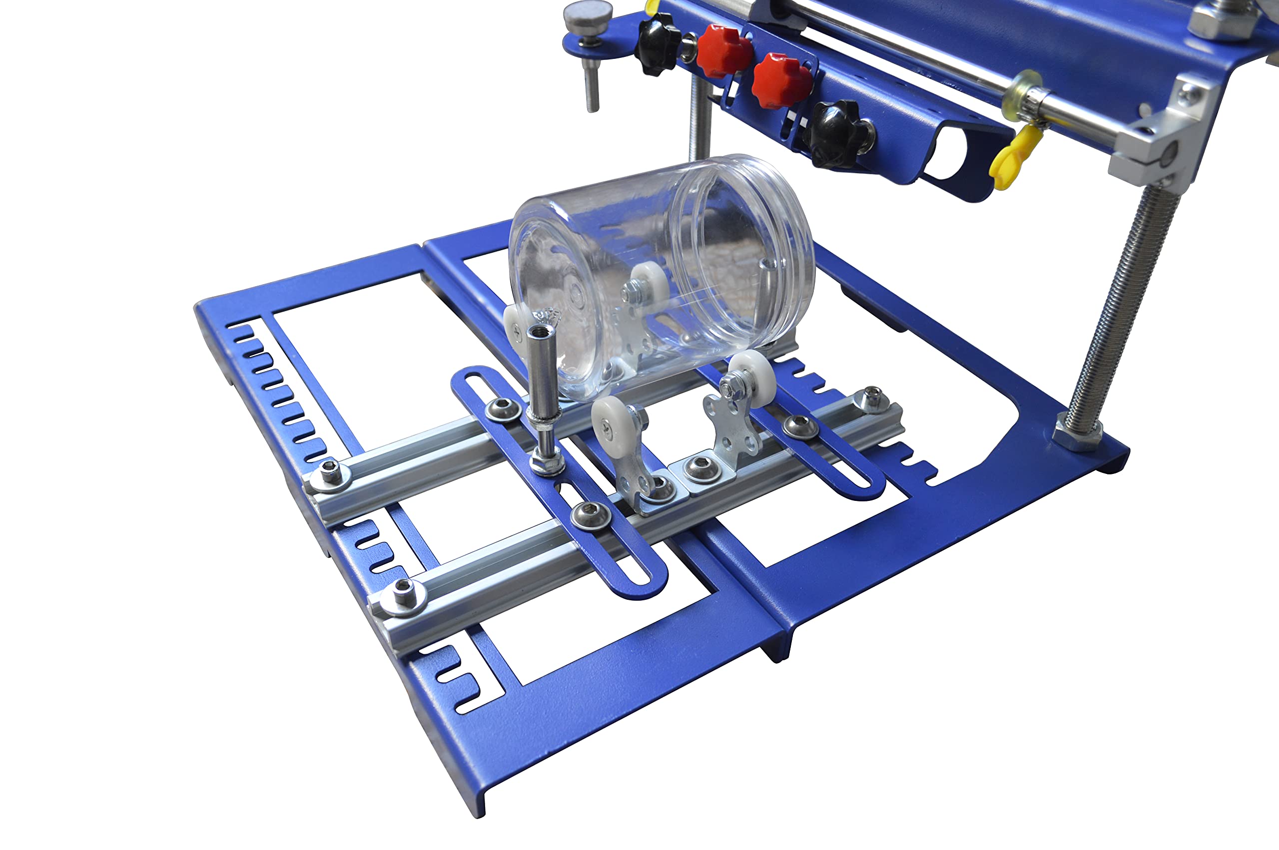 TECHTONGDA 6x8 Inches Cylindrical Screen Printing Machine for 6.7