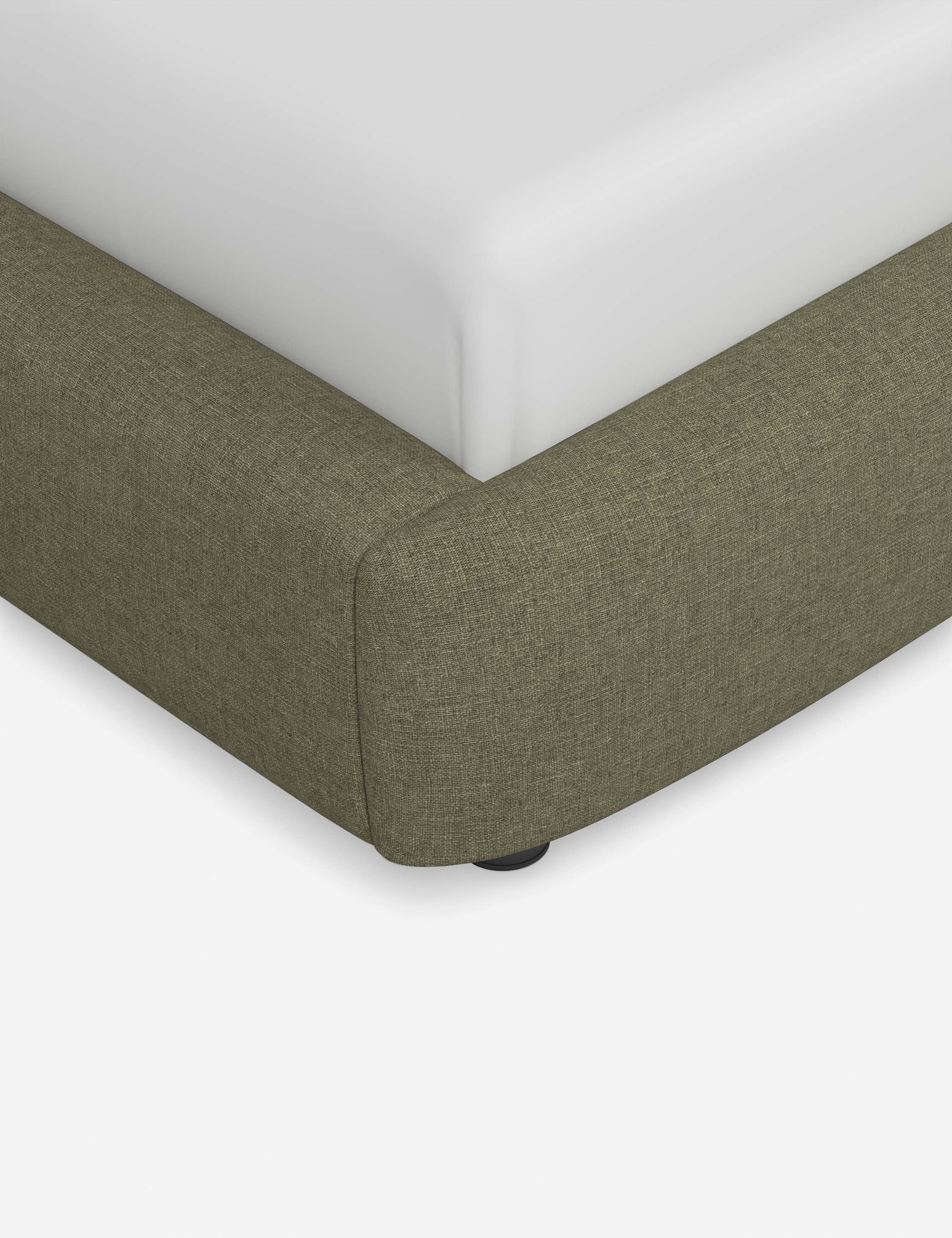 Emmett Platform Bed Frame - Queen Size Modern Minimalist Wooden Bed with Headboard - Perfect for Bedroom, Guest Room & Apartment