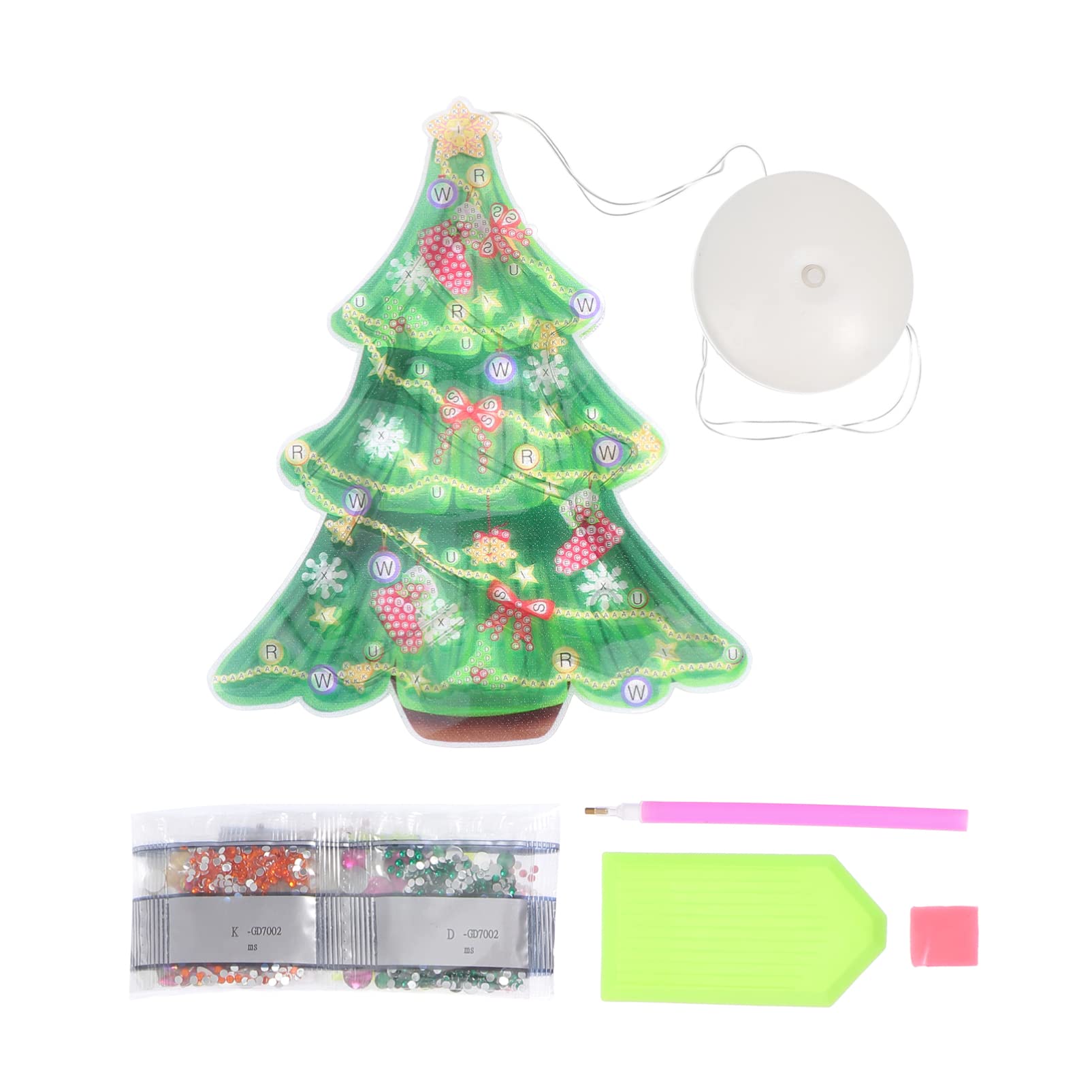OSALADI Christmas Window Silhouette Lights - LED Santa Claus & Xmas Tree Decor for Holiday Indoor Wall, Door & Glass - Perfect for Home, Office & Christmas Party Decorations