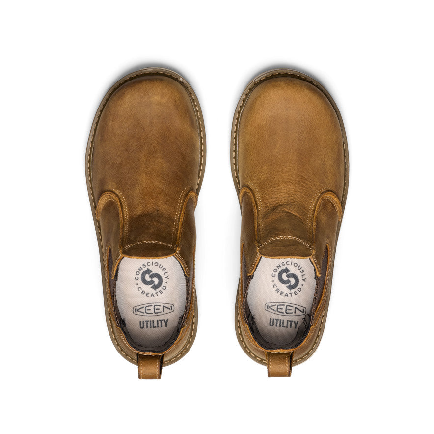 Women's San Jose Chelsea 90° Heel Boots - Soft Toe Work Boots for Women | Belgian/Gum Sole | Perfect for Construction, Warehouse & Outdoor Work
