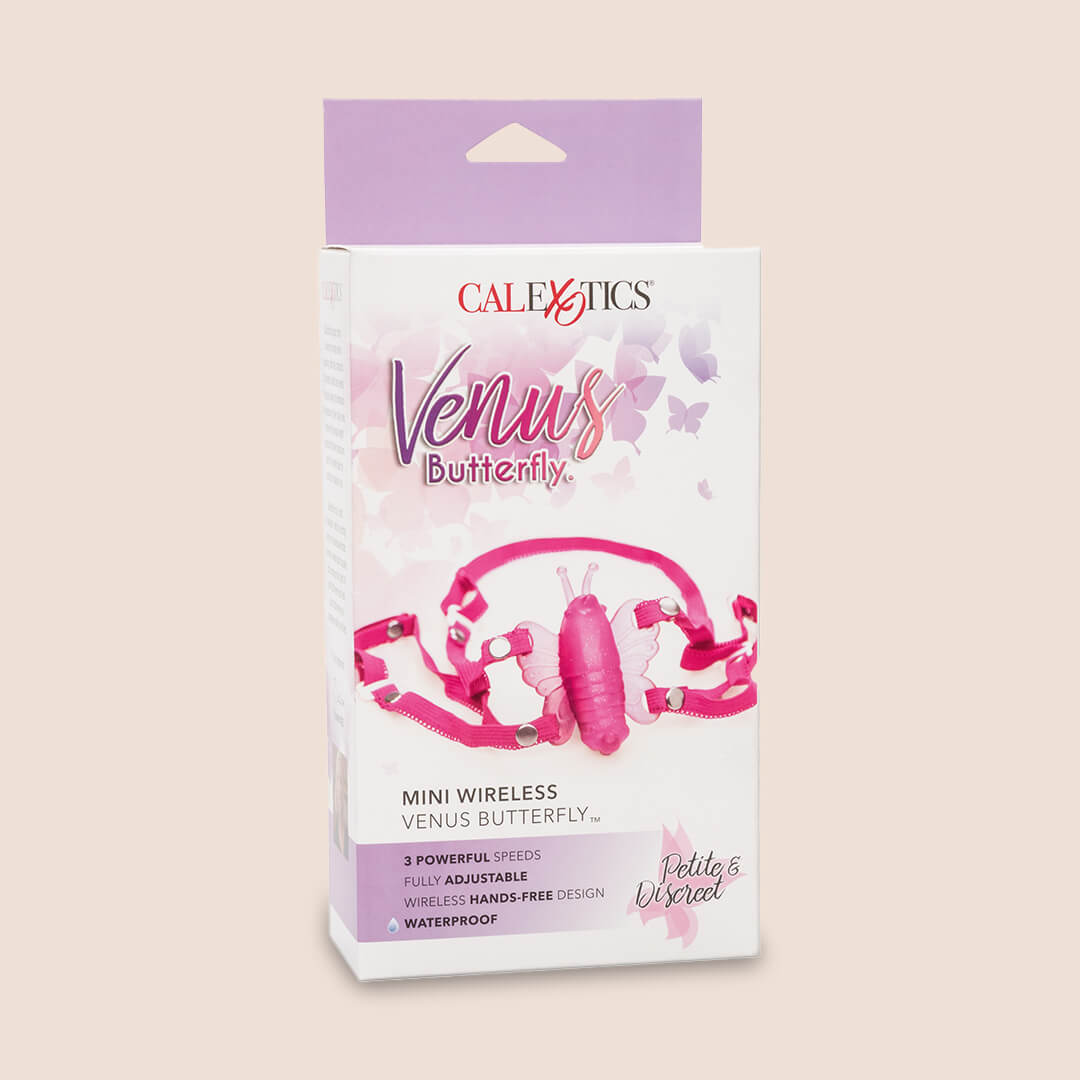 Venus Butterfly® Mini Wireless Hands-Free Clitoral Stimulator for Women - Discreet & Powerful Personal Massager for Solo Play or Couples Intimacy