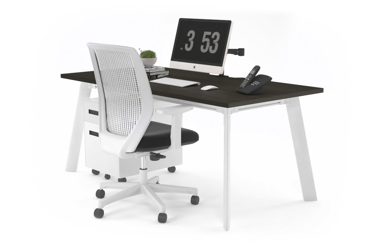 Switch Executive Desk - 1200L x 800W Modern Office Desk with Cable Management Scallop | Perfect for Home Office, Gaming Setup & Professional Workspace