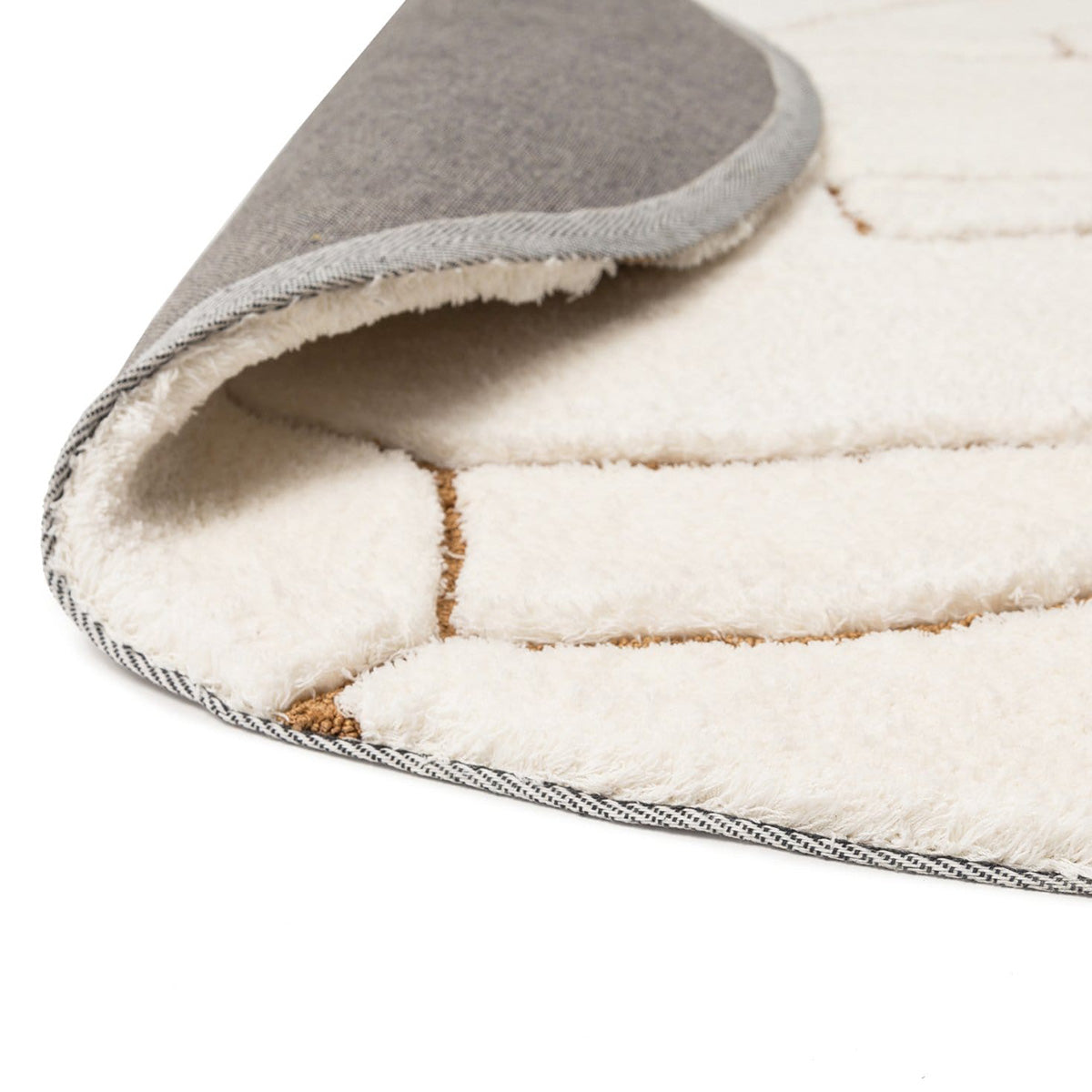 Alayna Tribal Round Shag Rug - Bohemian Style Soft Fluffy Area Carpet for Living Room, Bedroom, Nursery | Perfect for Cozy Home Decor & Modern Boho Interiors