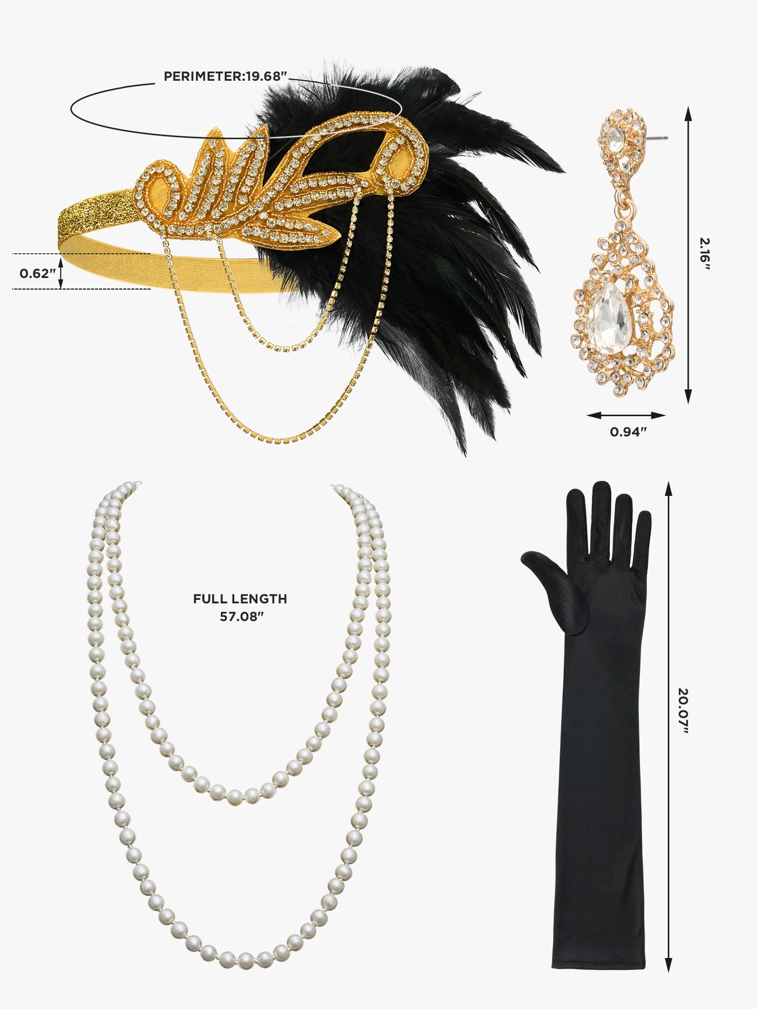 Vintage 1920s Flapper Dresses for Women - Great Gatsby Inspired Roaring 20s Costume with Fringe Beading | Perfect for Halloween, Themed Parties, Jazz Age Events & Harlem Nights Outfits