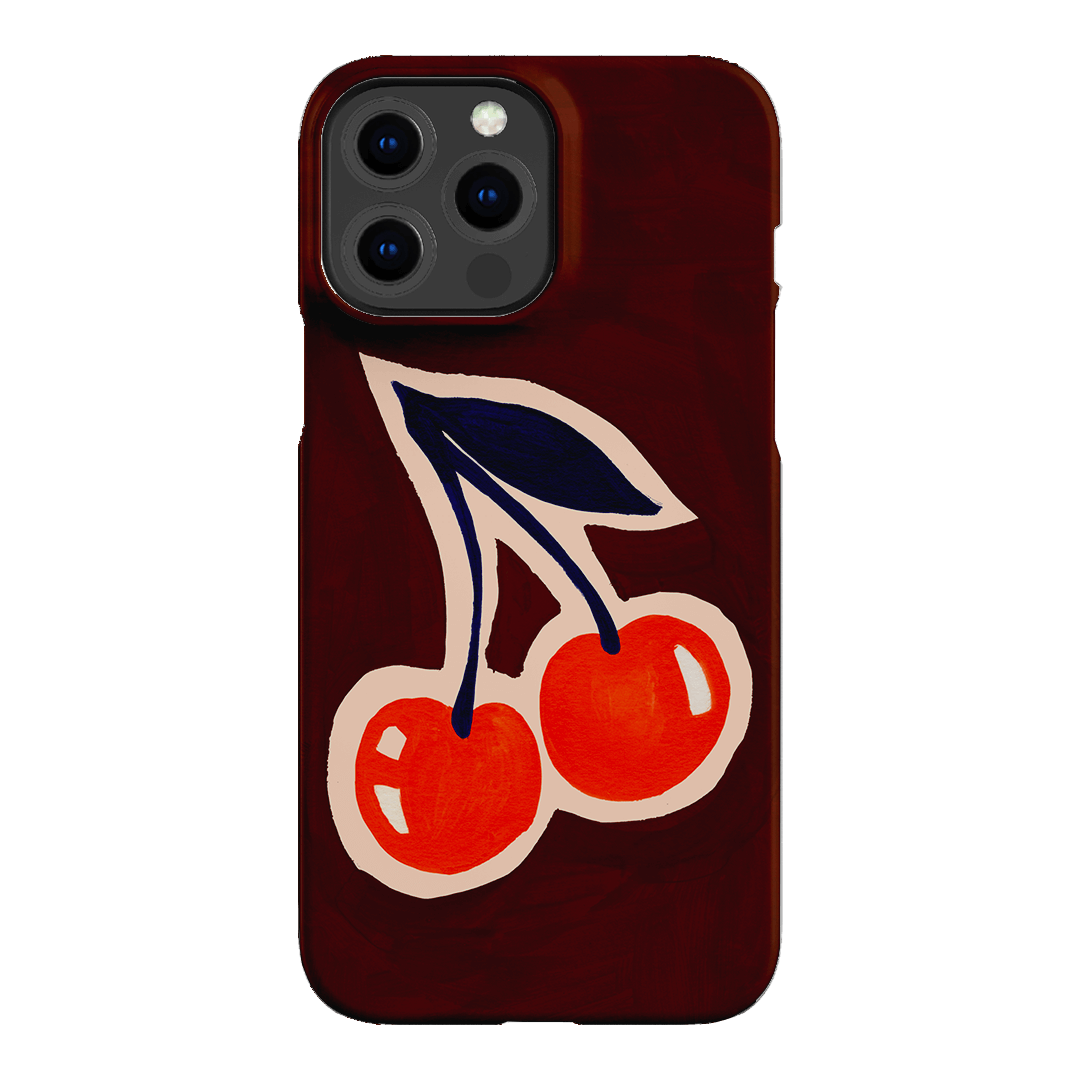 Premium Shockproof Cherry Pattern Phone Case for iPhone & Samsung - Trendy & Durable Protection for Everyday Use & Outdoor Activities