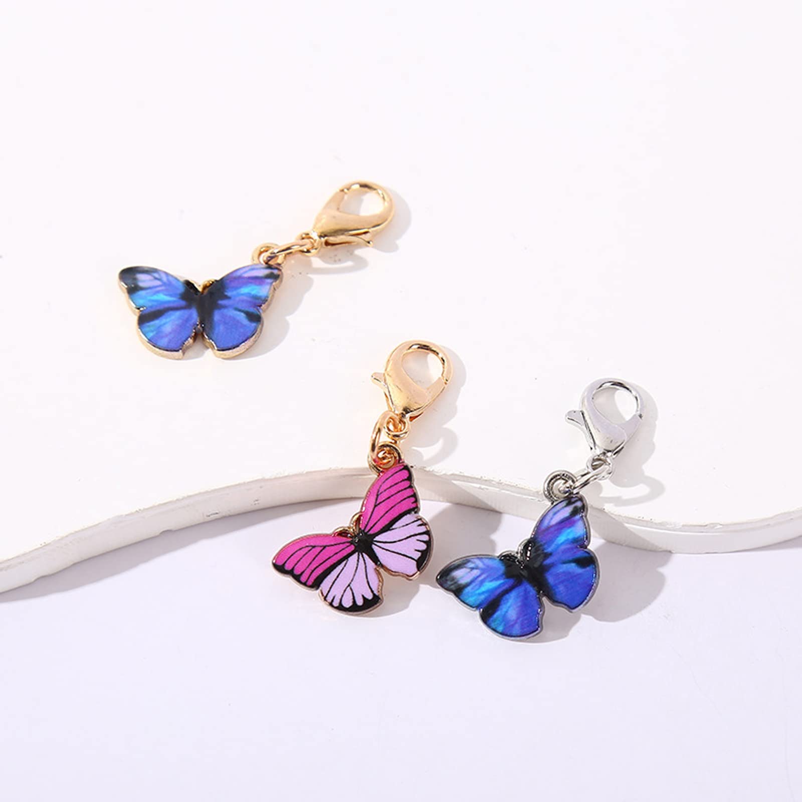 Premium Locking Stitch Markers for Knitting & Crochet - Lobster Claw Clasp Stitch Counter Charms - Durable Knitting Accessories for Sweaters, Scarves & Blankets (Great for Beginners & Experts)