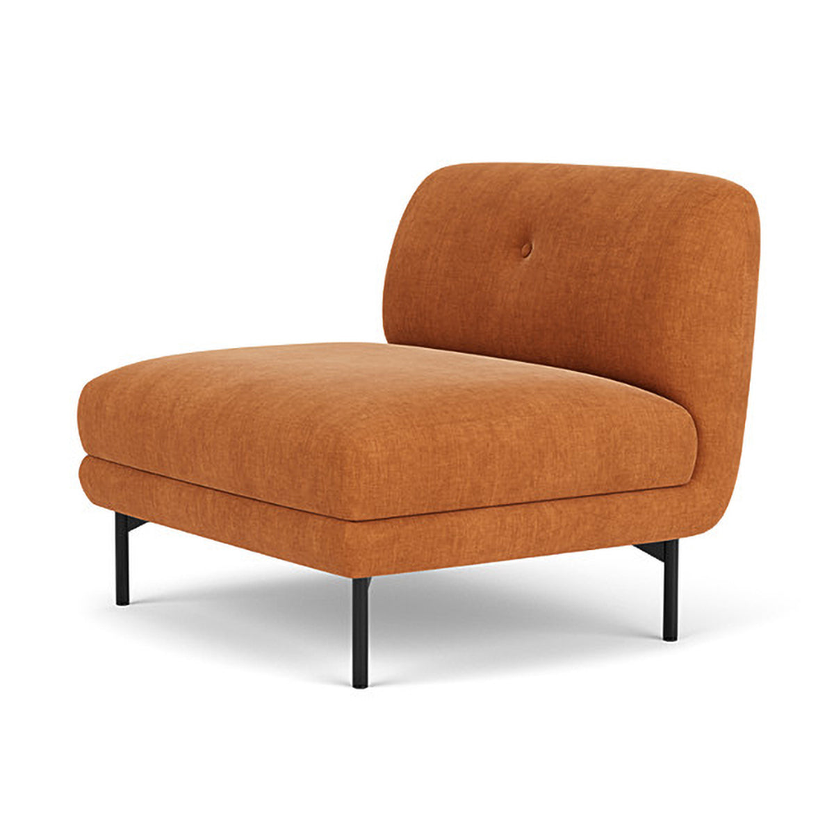 Alfred Fabric Modular Sectional Sofa (Armless) - Modern Living Room Furniture for Small Spaces & Apartments