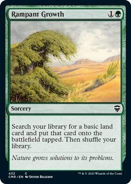 Magic: The Gathering - Rampant Growth Theme Deck Exclusive Card | Commander Legends MTG | Perfect for Commander, Modern & Casual Play | Collectible Trading Card Game Accessory