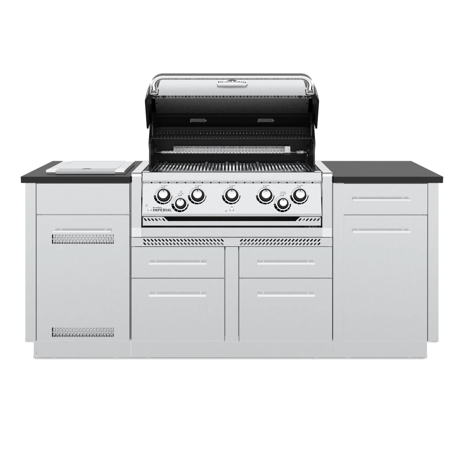 Broil King Imperial S 590i Premium Gas Grill - 6-Burner Stainless Steel BBQ Grill for Outdoor Cooking, Backyard Parties & Grilling Enthusiasts