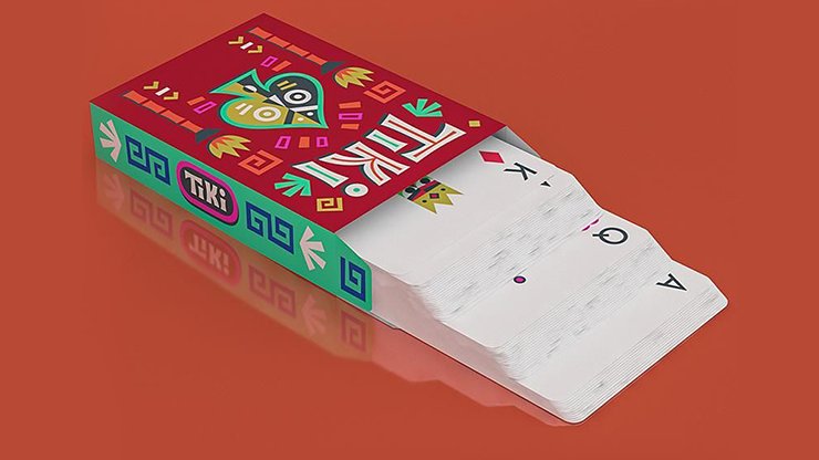 Premium Tiki Themed Playing Cards - 52 Deck with Unique Hawaiian Design for Poker, Blackjack & Magic Tricks - Perfect for Game Nights, Travel & Collectors