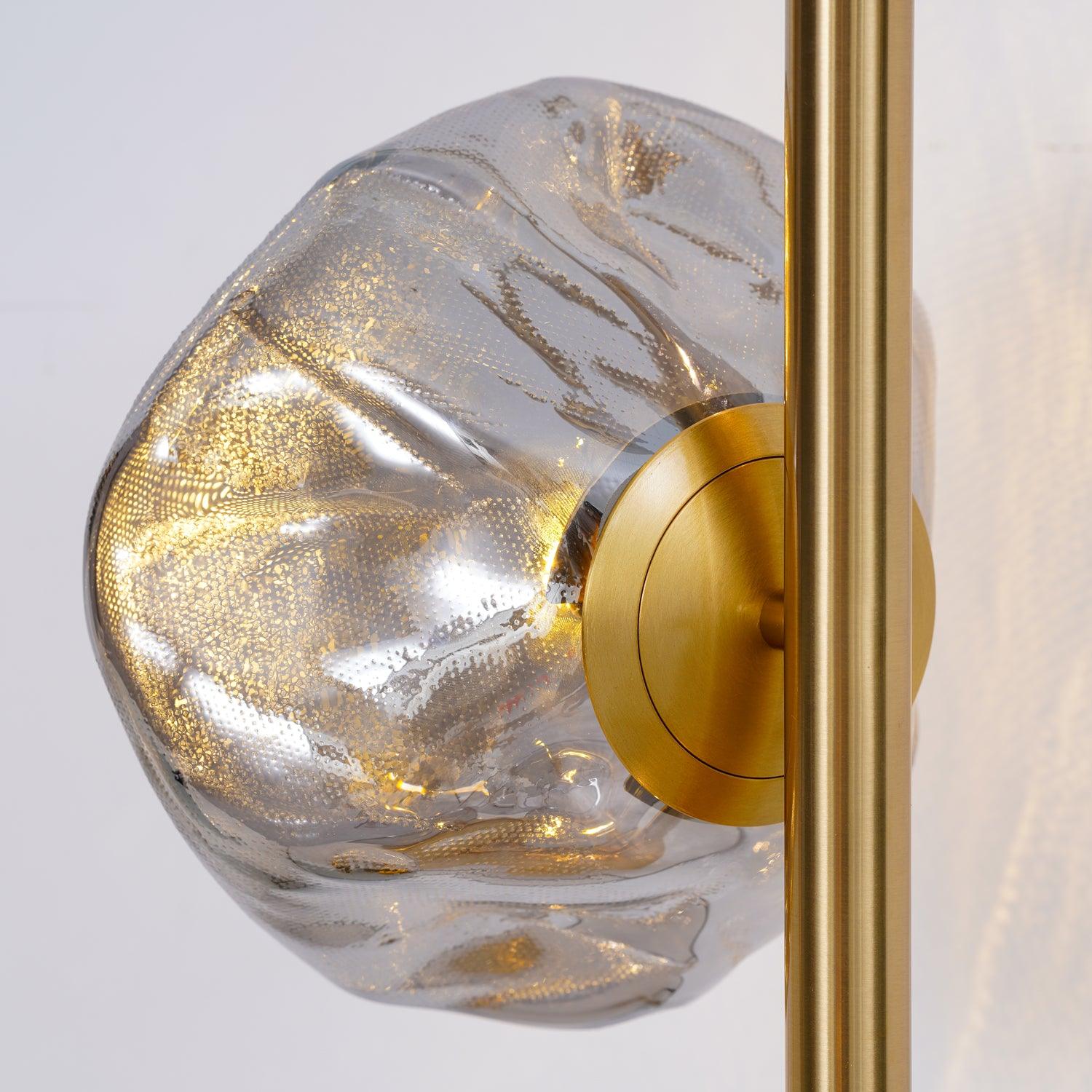 Elegant Glass Petals Table Lamp - Modern Home Decor for Bedroom, Living Room & Office - Soft Ambient Lighting for Relaxation & Reading