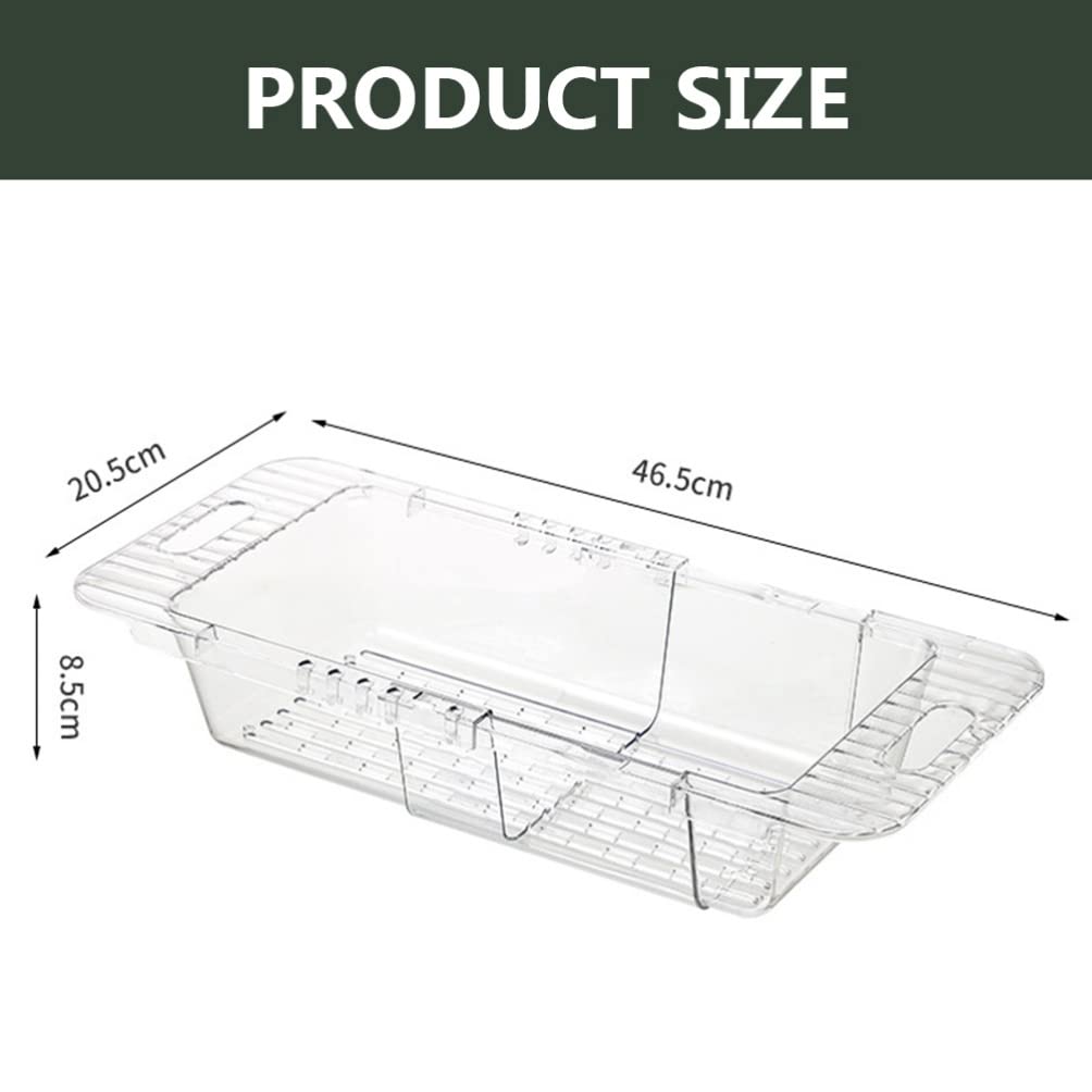 Stainless Steel Sink Drain Basket - Multi-Purpose Kitchen Storage Basket for Washing, Draining & Drying Fruits, Vegetables & Dishes - Perfect for Kitchen Sink Organization & Food Prep
