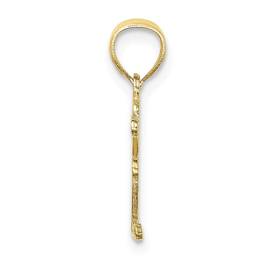 10K Yellow Gold Best Mom Pendant Necklace - Elegant Heart Charm Gift for Mother's Day, Birthday, Anniversary | Perfect for Everyday Wear & Special Occasions