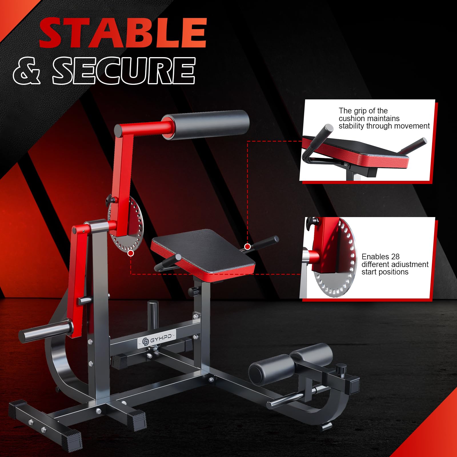 Adjustable AB/Back Curl Machine - Core Strength Trainer for Ab Crunches & Upper Body Workouts - Perfect for Home Gym & Fitness Enthusiasts