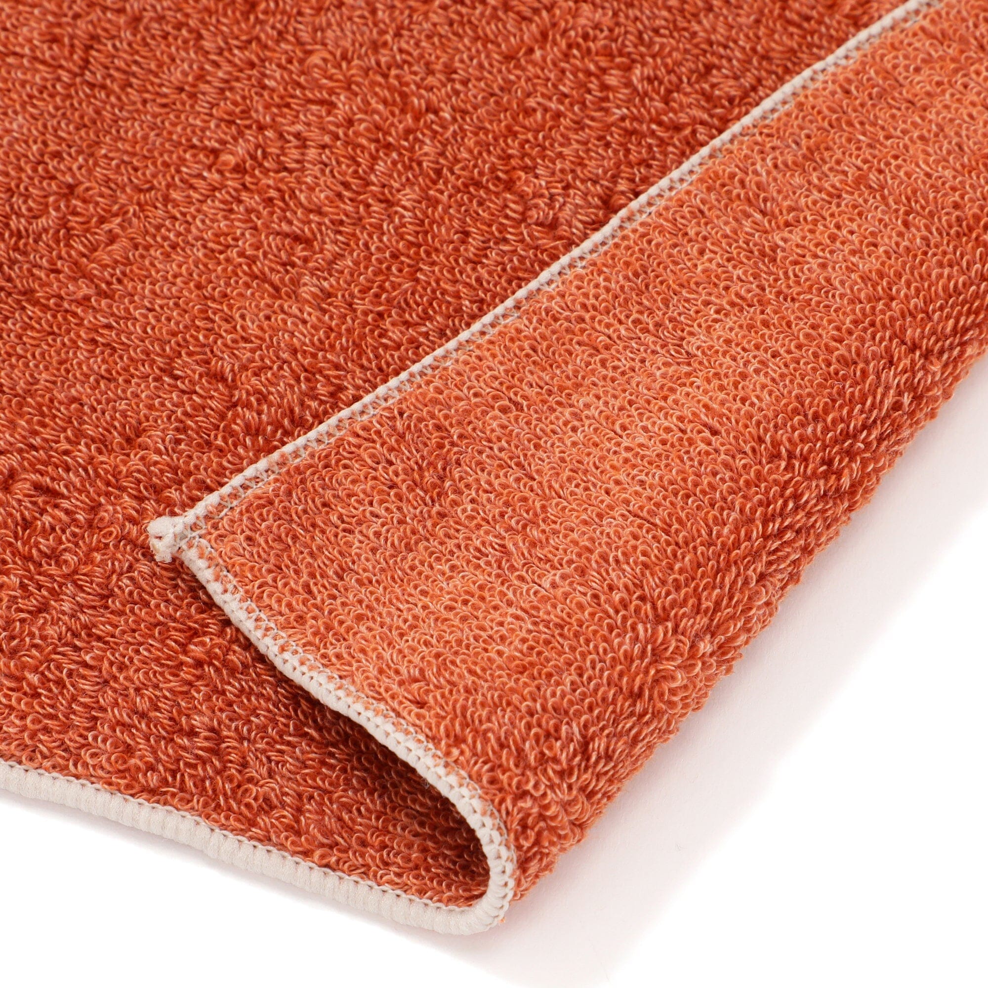Antibacterial Deodorizing Quick Dry Face Towel - Soft & Absorbent Microfiber for Gym, Travel & Daily Skincare - Orange
