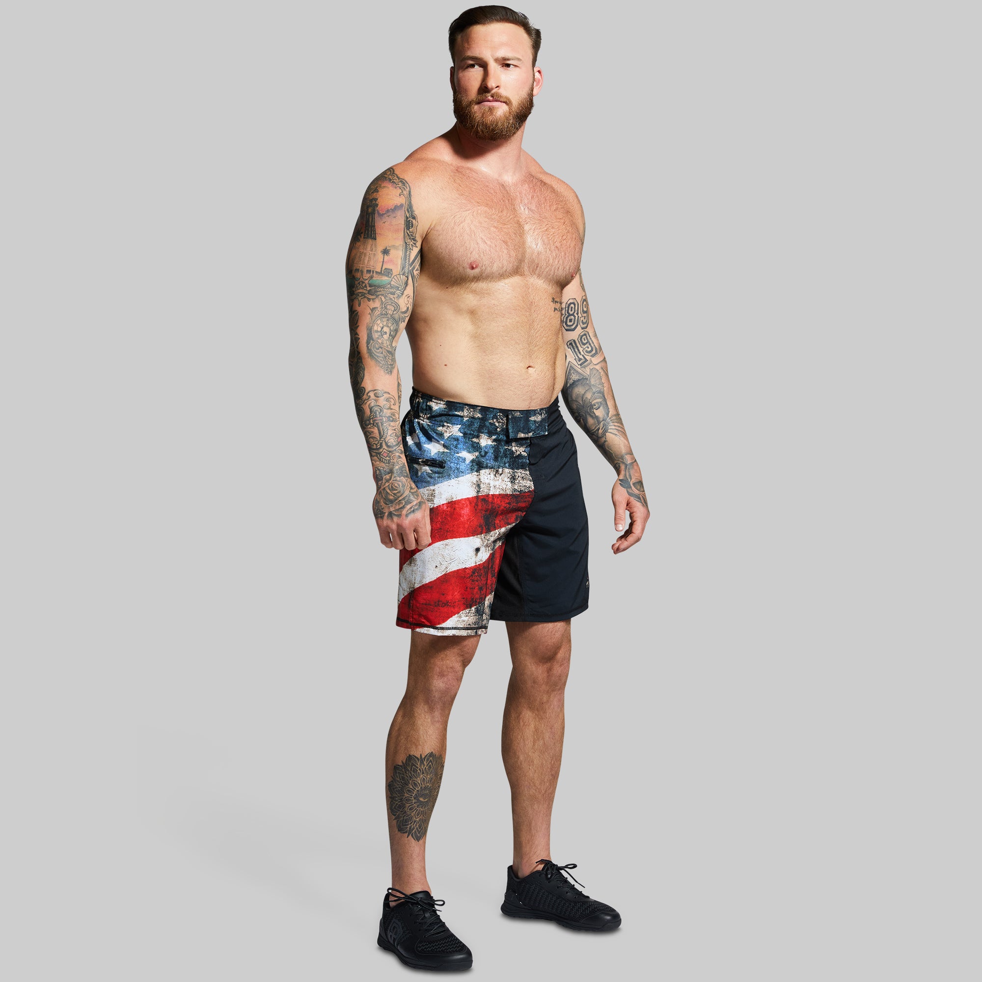 American Defender Short Velcro 3.0 (Patriot) - Tactical Belt for Military, Police & Outdoor Enthusiasts | Perfect for Hiking, Camping & Everyday Carry