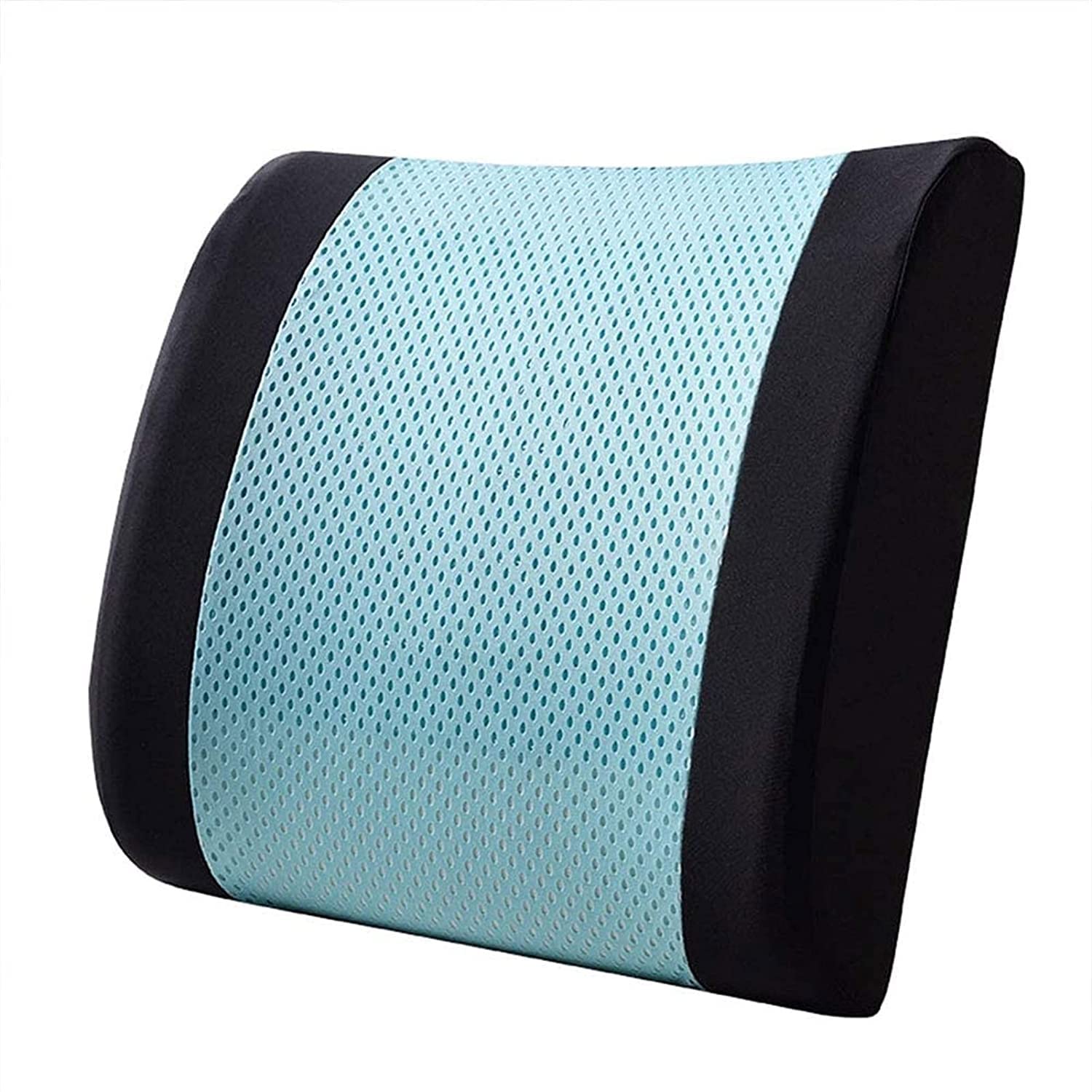 **Orthopedic Memory Foam Seat Cushion for Office Chair, Wheelchair & Gaming Chair – Sciatica & Back Pain Relief – Ergonomic Desk Chair Cushion (Blue) – Perfect for Work, Gaming & Long Sitting Sessions**