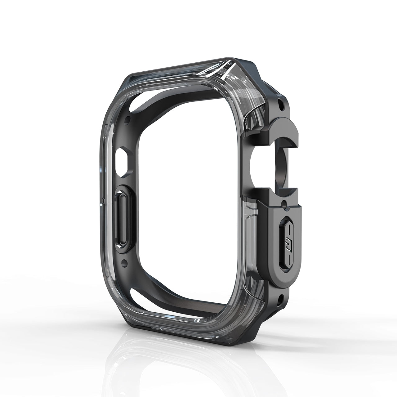 Durable TPU + PC Shockproof Bumper Case for Apple Watch Series 8/7/6/SE - Slim Protective Cover for Workouts, Running & Outdoor Activities