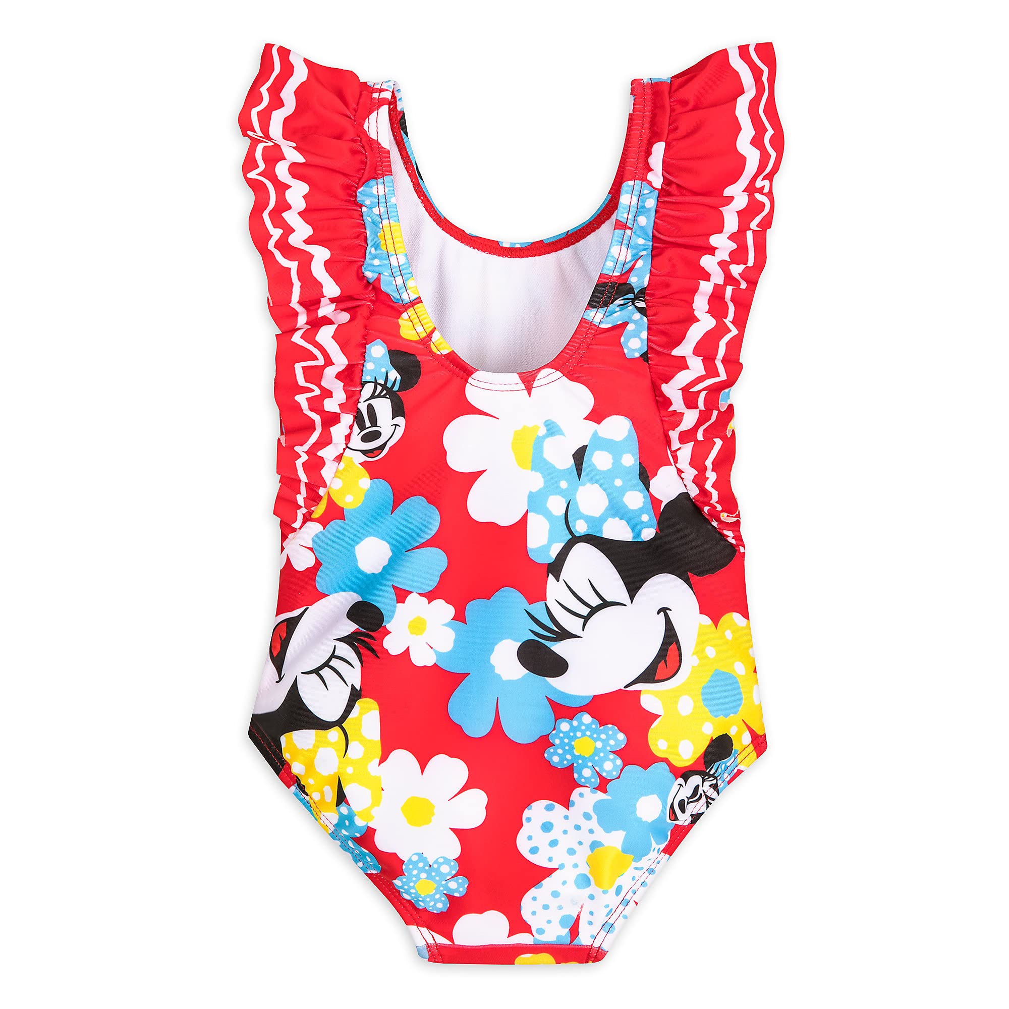 Disney Minnie Mouse Baby Swimsuit for Girls 9-12 Months - Cute One-Piece Bathing Suit for Pool, Beach & Summer Water Play