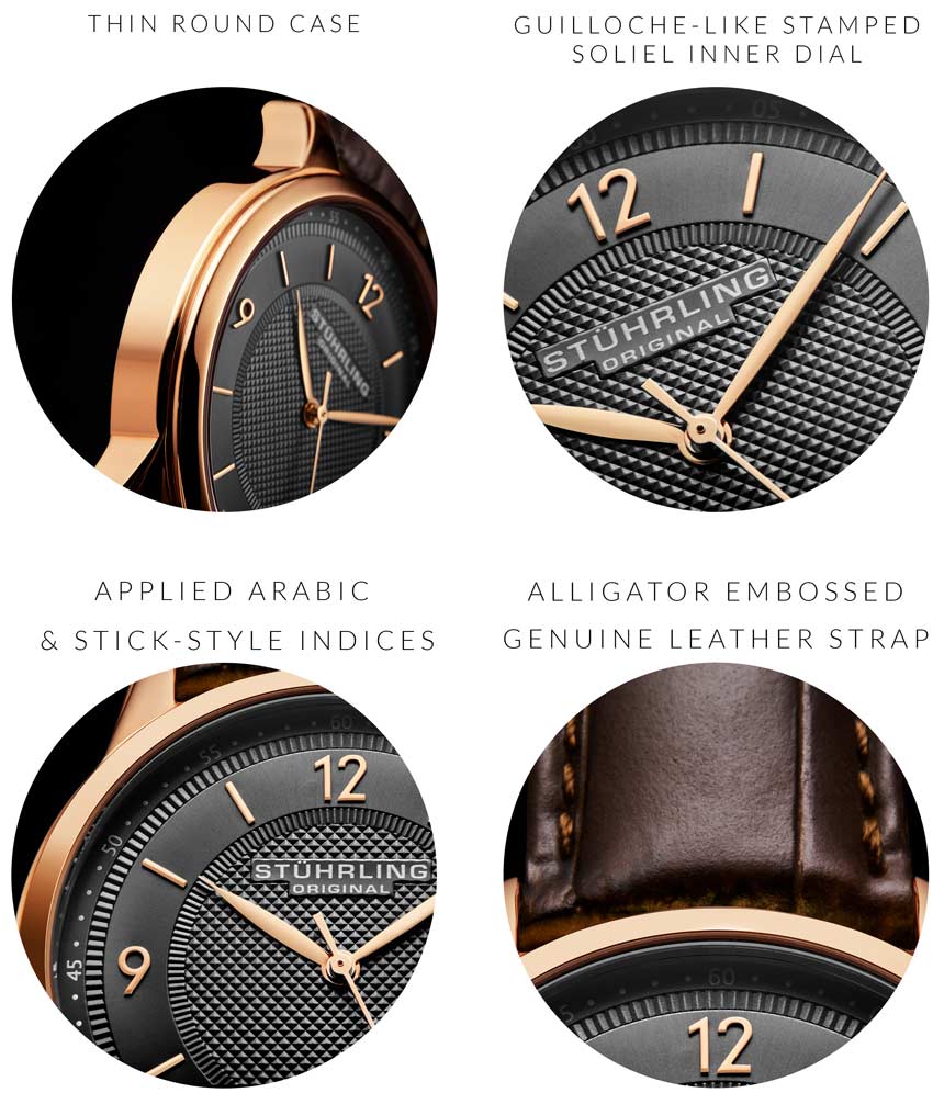 Classique 572 Quartz 40mm Classic Men's Watch - Elegant Dress Watch for Business, Formal Occasions & Everyday Wear