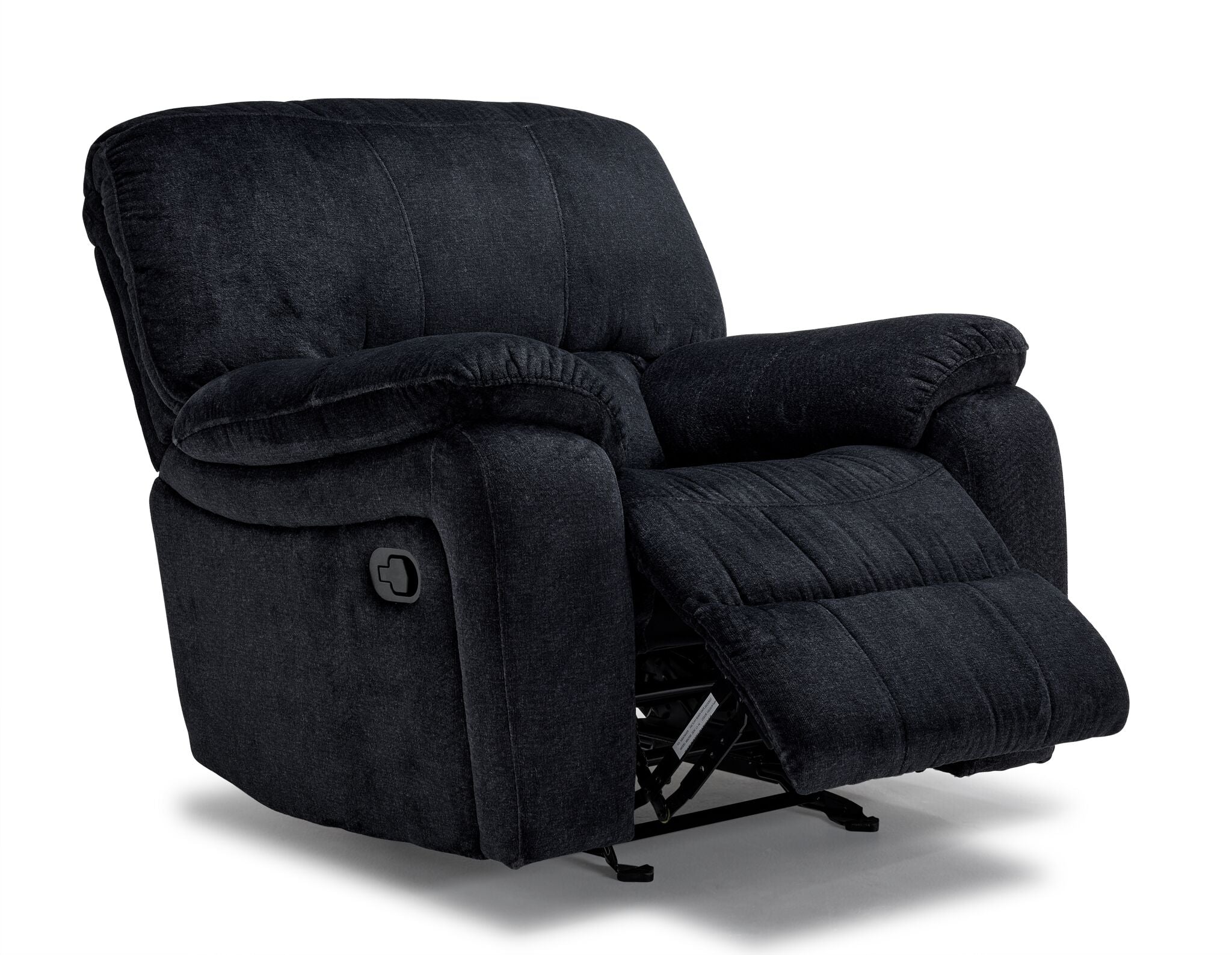 Burma Glider Recliner Chair - Graphite Color, Modern Comfort for Living Room, Bedroom & Home Theater Relaxation