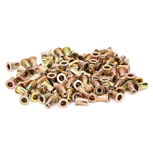 Stainless Steel Rivet Nuts Kit - M3 Thread Anti-Loose Insert Nuts with Installation Tool - Heavy Duty Fastener for Metal, Wood & Plastic - Perfect for Automotive, Furniture & DIY Projects